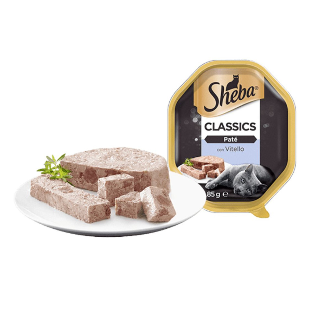 Sheba Paté Classics Cat Adult - Vitello - 85 g