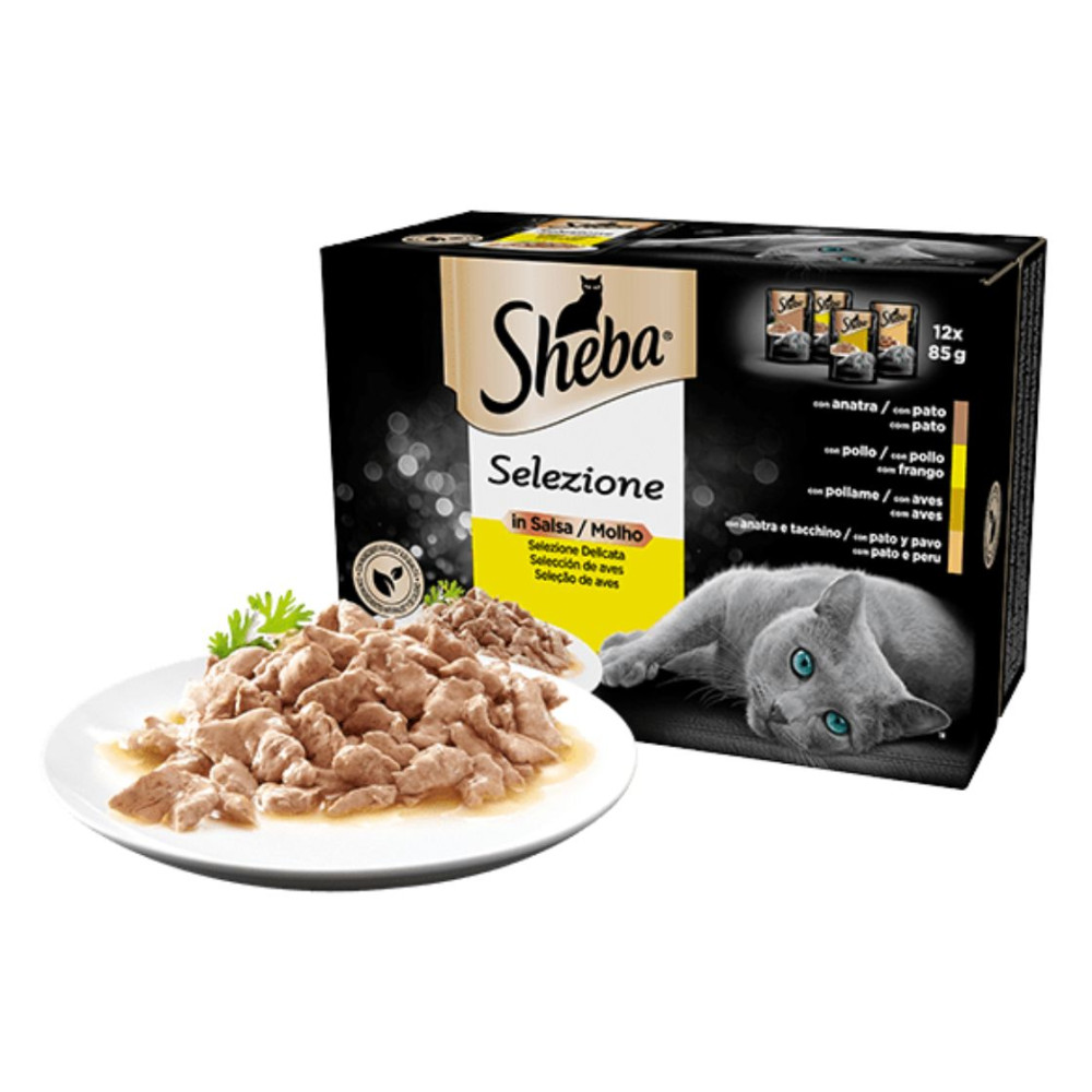 Sheba Selezione in Salsa Cat Adult - Selezione Delicata - 12 x 85 g