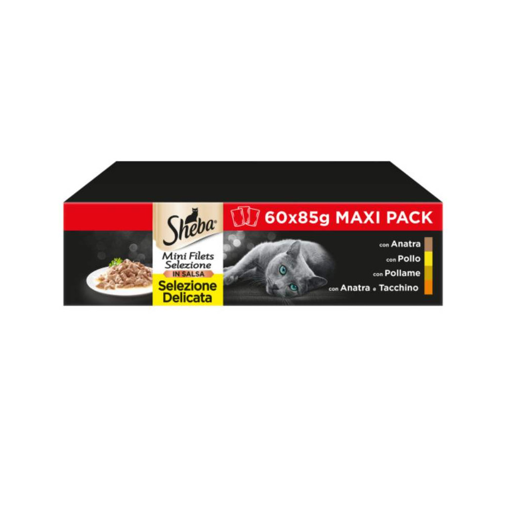 Sheba Selezione in Salsa Cat Adult - Selezione Delicata - 60 x 85 g