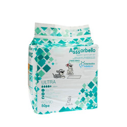 Ferribiella Assorbello Ultra Tappetini Igienici per Cani - 60x90 cm - 50 pz