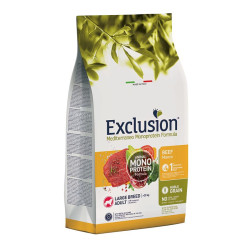 Exclusion Mediterraneo Noble Grain Dog Adult Large - Manzo - 12 kg
