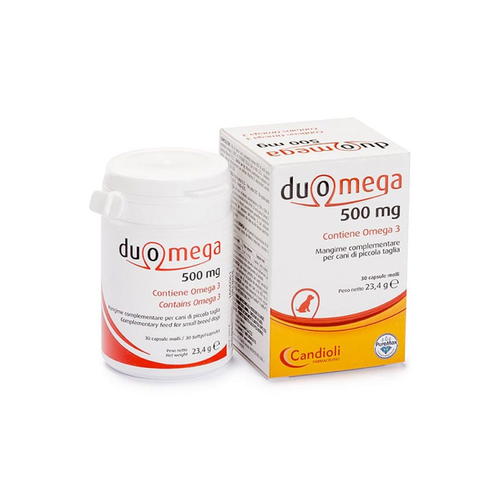 Candioli Duomega per Cani - Mangime Complementare con Omega 3 - 500 mg