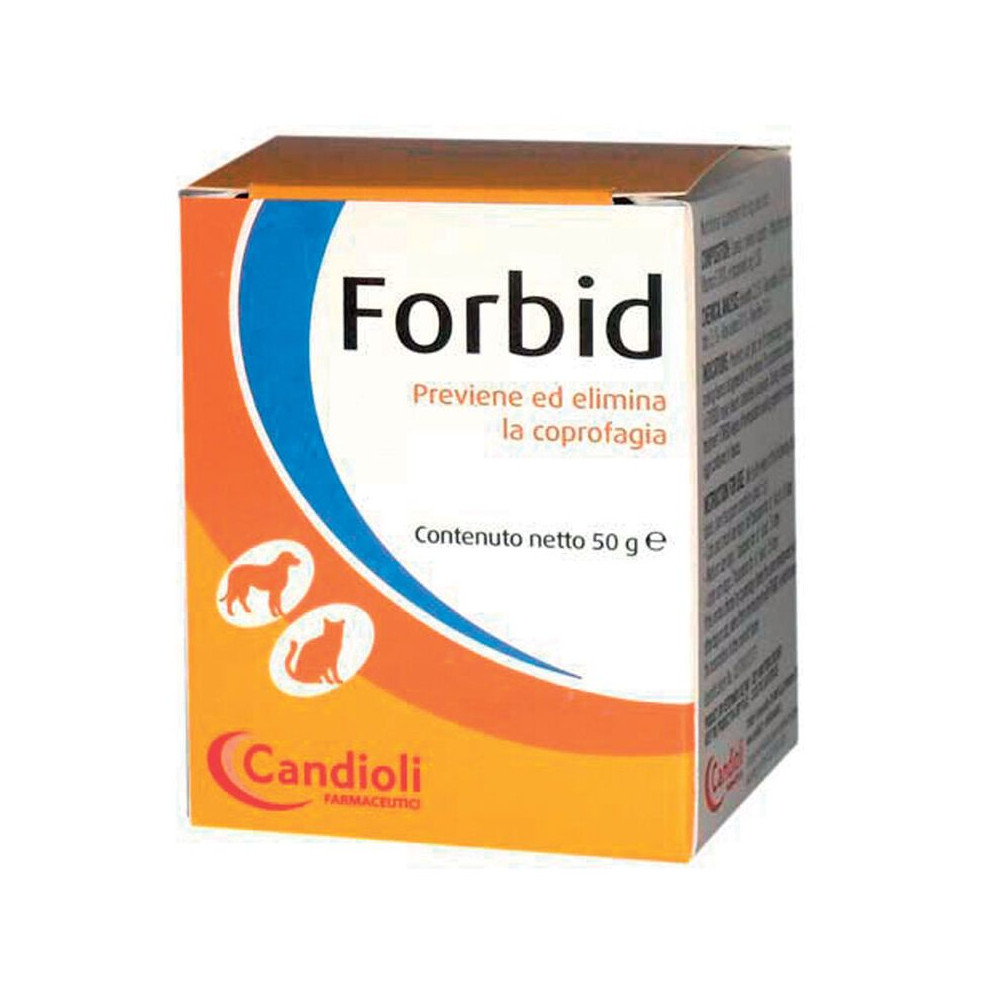 Candioli Forbid per Cani e Gatti - Disabituante in Polvere contro Coprofagia - 50 g