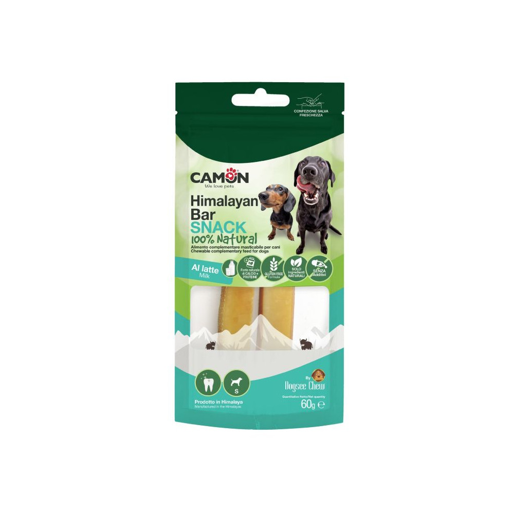 Camon Himalayan Snack Medium Dog - Barrette al latte - 100 g