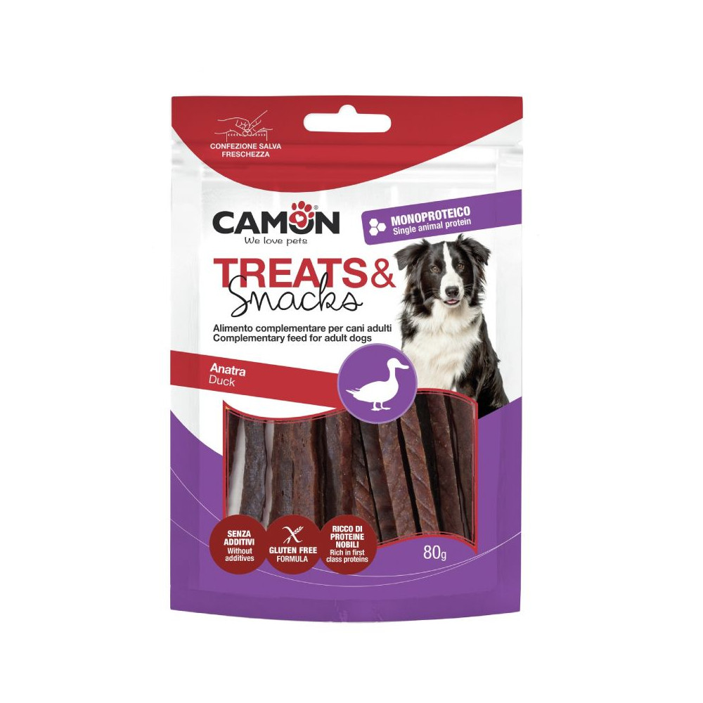 Camon Soft Sticks Dog Adult - Anatra - 80 g