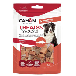 Camon Cubetti Dog Adult - Salmone con Pelle - 80 g