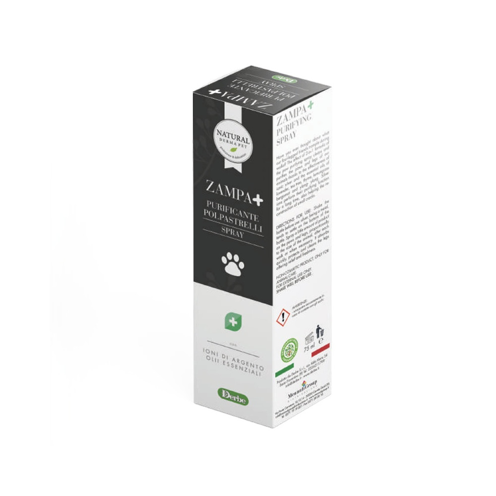 NATURAL DERMA PET ZAMPA+ PURIFICANTE POLPASTRELLI formato da 75ml