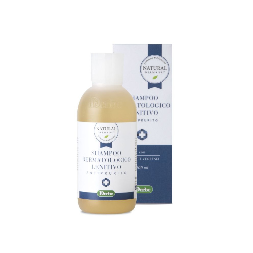 NATURAL DERMA PET SHAMPOO DERMATOLOGICO LENITIVO ANTIPRURITO formato da 200ml