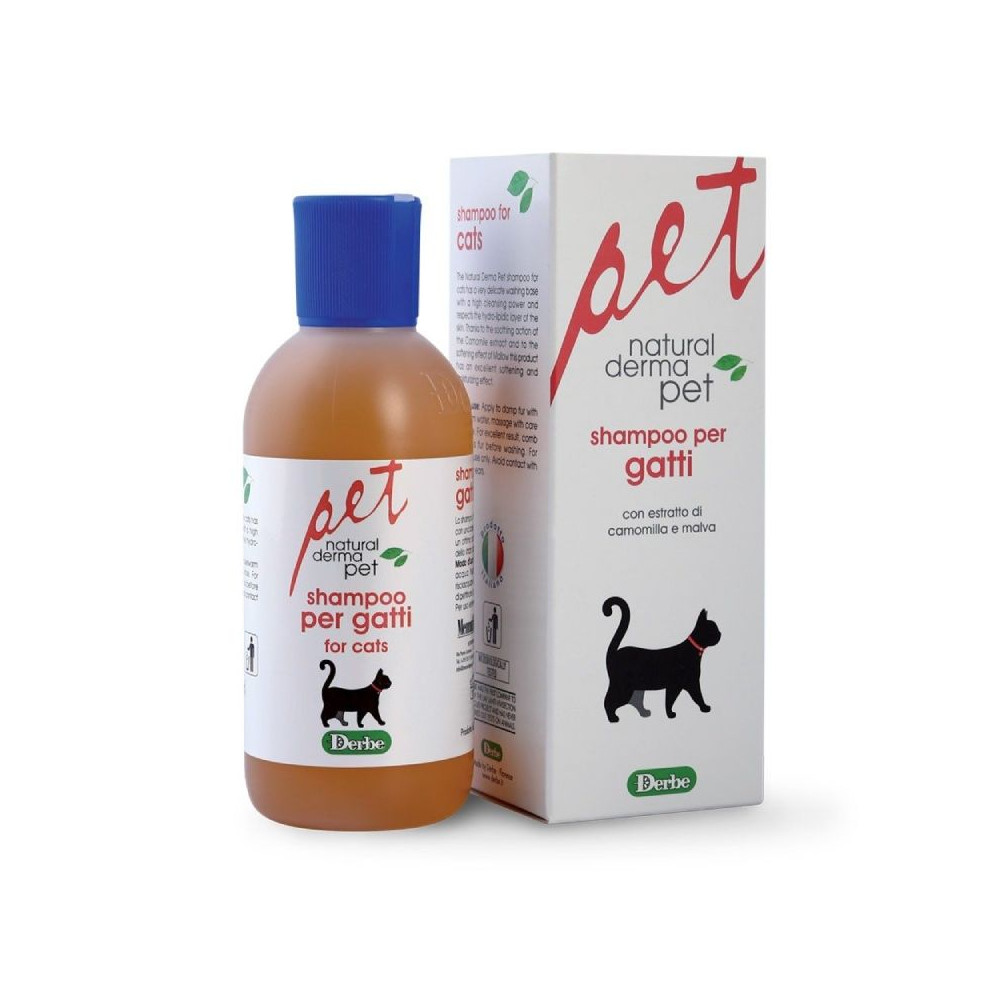 NATURAL DERMA PET SHAMPOO PER GATTI formato da 200ml