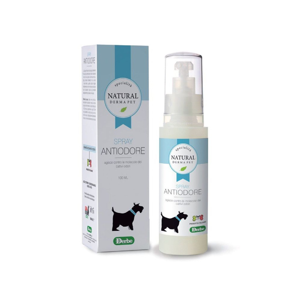 NATURAL DERMA PET SPRAY ANTIODORE formato da 100ml