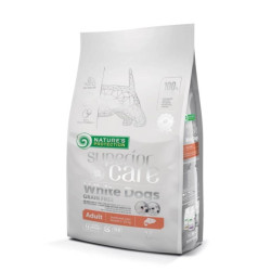 Nature's Protection Superior Care White Dogs GF Dog Adult Small Breeds - Salmone - 1,5 kg