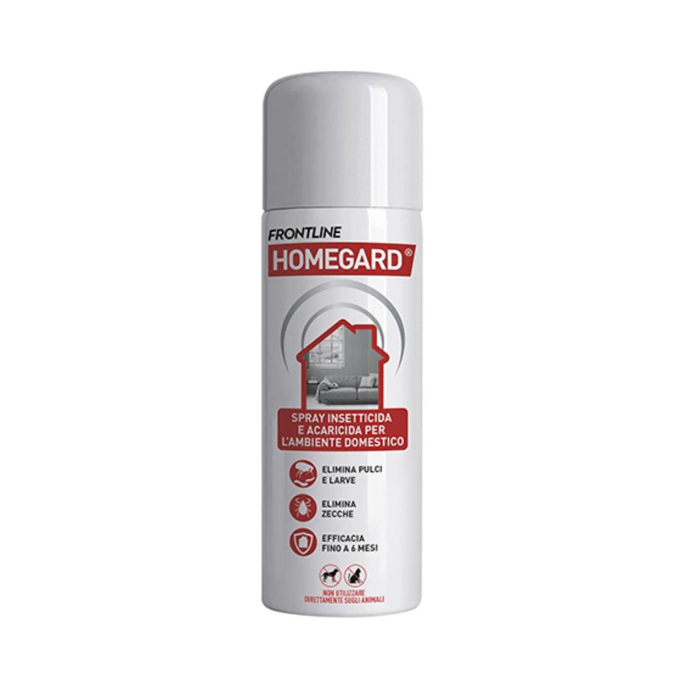 Frontline Homegard – Spray Insetticida e Acaricida per Ambienti Domestici, Bomboletta da 250 ml